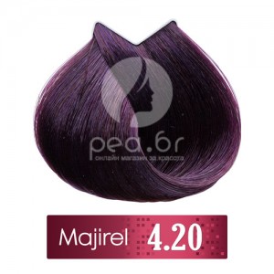 4.20 L'Oréal Majirouge - Средно кафяво интензивно виолетово - 50 ml