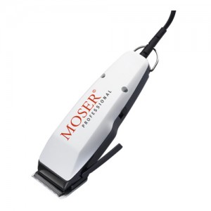 Moser 1400 (бяла) - професионална машинка за подстригване