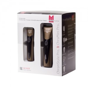 Комплект машинки за подстригване Moser ChromStyle Pro & ChroMini Pro CarbonStyle