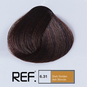 6.31 REF Colour - Тъмно златно пепелно русо - 100 ml